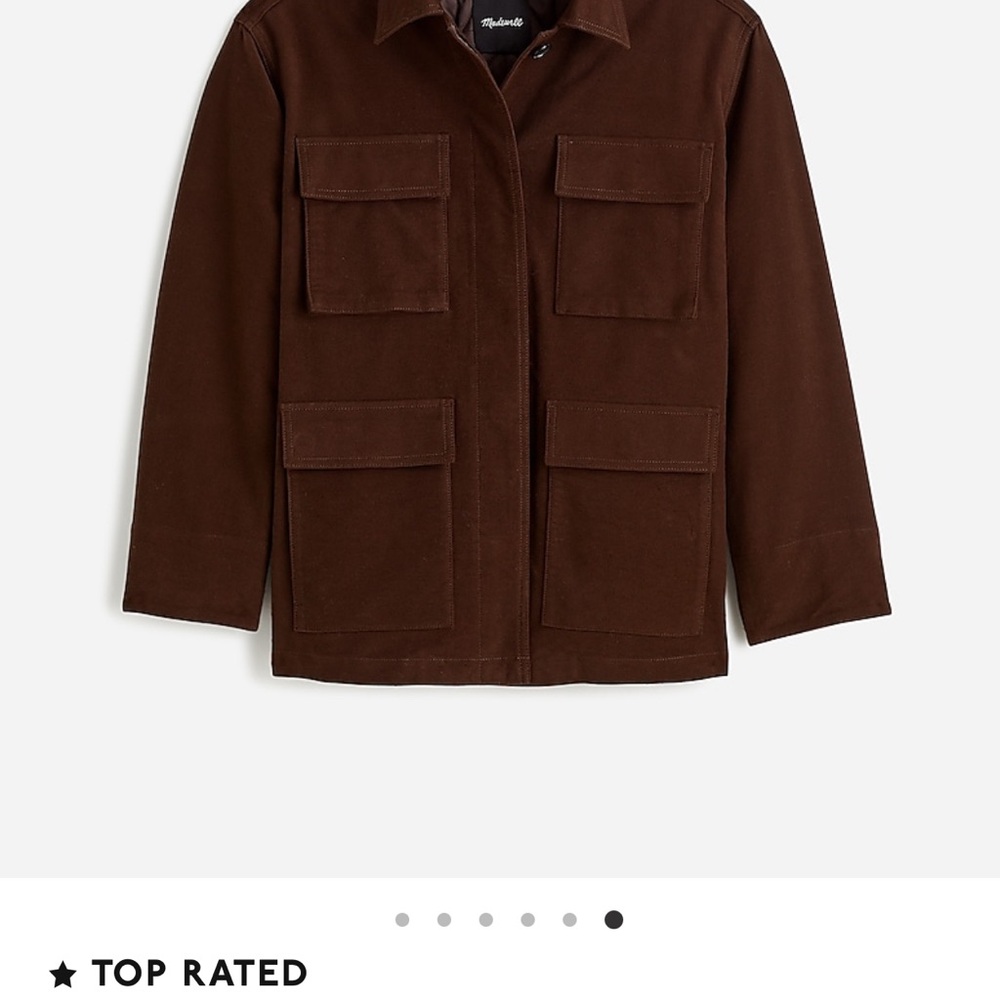 Madewell Brown Utility Jacket -nwt - Size M